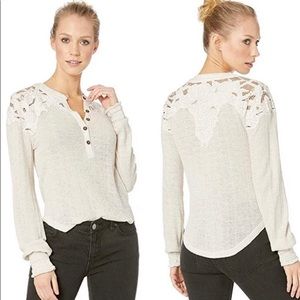Free People Henley Top M